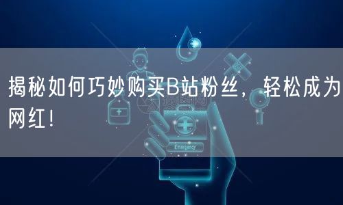 揭秘如何巧妙购买B站粉丝，轻松成为网红！