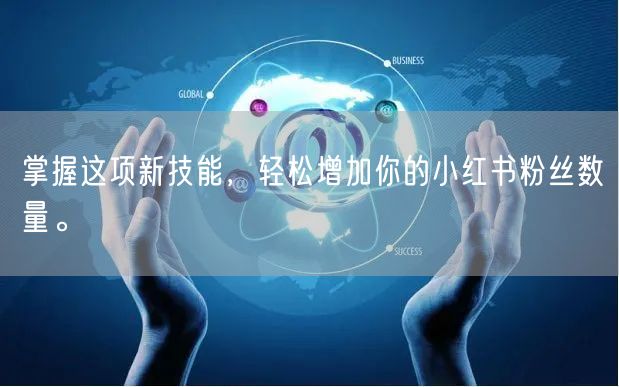 掌握这项新技能，轻松增加你的小红书粉丝数量。